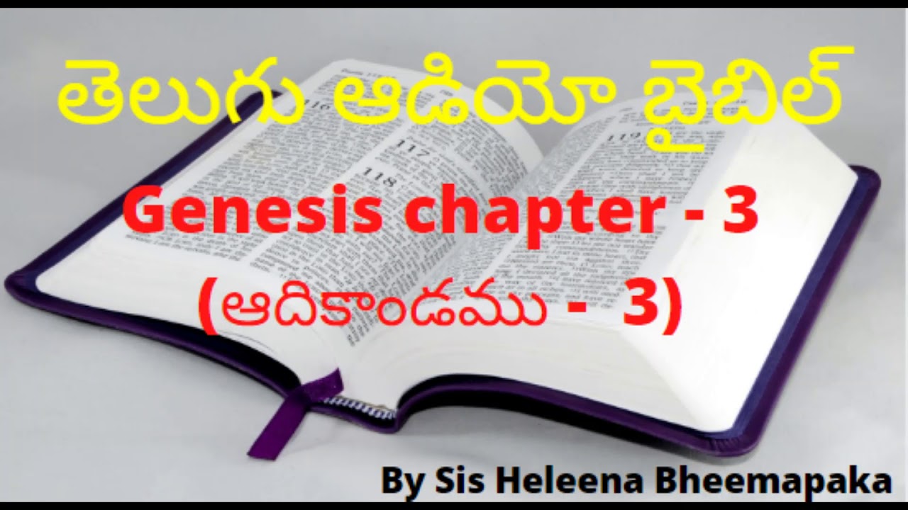 Genesis chapter 3(ఆదికాండము - 3)||Telugu Audio Bible||