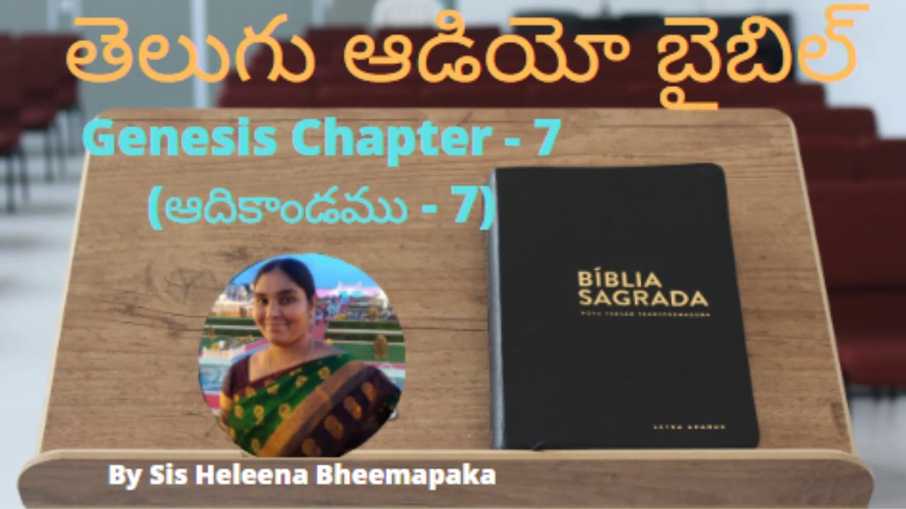 Genesis chapter 7(ఆదికాండము - 7)||Telugu Audio Bible||